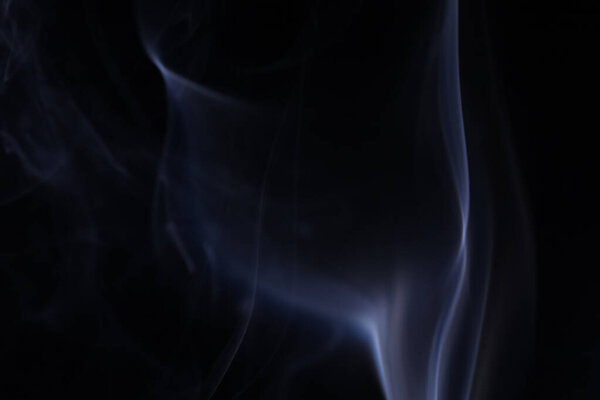 Cold silver smoke on a dark background, colourful abstract, Frozen white fog, minimalistic background, detailed smoke shapes