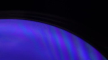 Mavi daire, sıvı küre, plazma, sıvı hareketi, mor gezegen, koyu arkaplan, su çemberi.