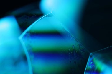 Mavi baloncuk hareketi, bilimsel soyutlama, parlak yüzey