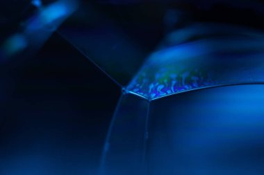 Mavi baloncuk hareketi, bilimsel soyutlama, parlak yüzey