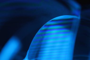 Mavi baloncuk hareketi, bilimsel soyutlama, parlak yüzey