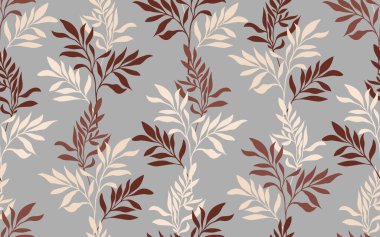 El çizimi siyah ve beyaz çiçekler kumaş, tekstil, giysi, ambalaj kağıdı, arkaplan, afiş, illüstrasyon, soyut arkaplanlar için çiçeklerle süslenmiş kusursuz desenler..