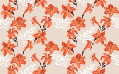 El çizimi siyah ve beyaz çiçekler kumaş, tekstil, giysi, ambalaj kağıdı, arkaplan, afiş, illüstrasyon, soyut arkaplanlar için çiçeklerle süslenmiş kusursuz desenler..