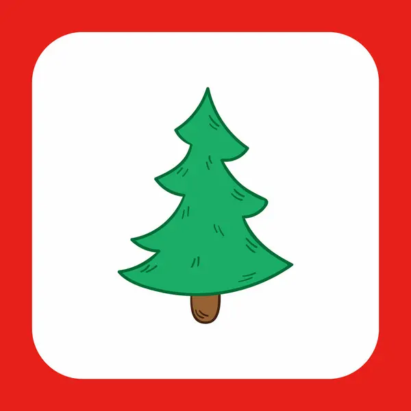 ağaç simgesi vektör illüstrasyonu