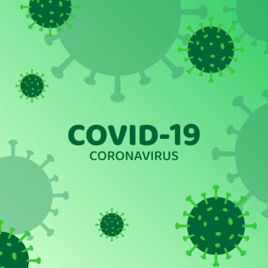 Coronavirus hastalığı çizimi