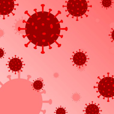 Coronavirus hastalığı çizimi