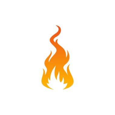 Yangın simge illüstrasyon tasarım