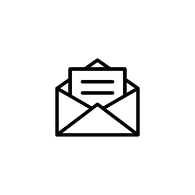 Posta illüstrasyon simgesi tasarımı