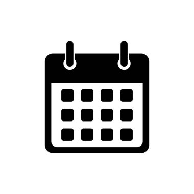 Takvim illüstrasyon simgesi tasarımı