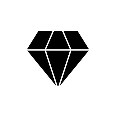 Elmas illüstrasyon simgesi tasarımı