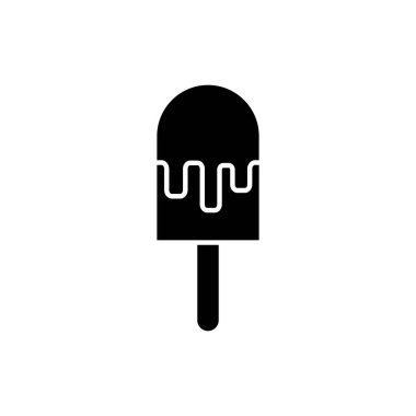 Dondurma resimleme simgesi tasarımı