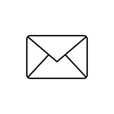 Posta illüstrasyon simgesi tasarımı