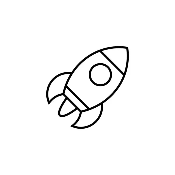 Roket illüstrasyon simgesi tasarımı