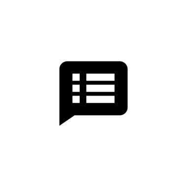 Kabarcık konuşma simgesi tasarımı