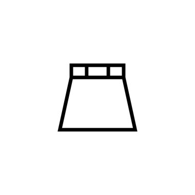 etek illüstrasyon simgesi tasarımı