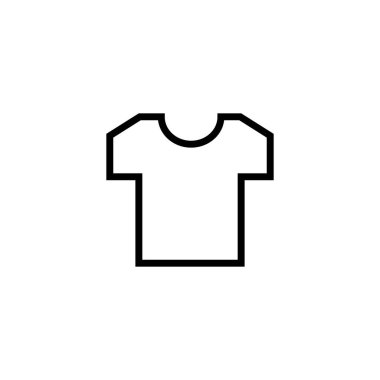 giysi satırı vektör simgesi.