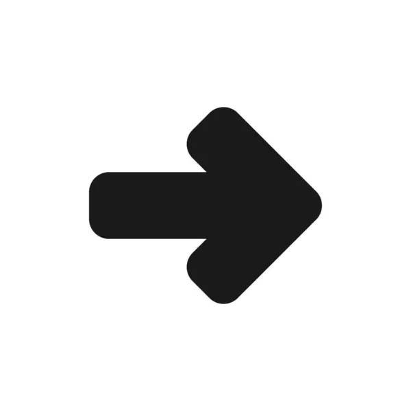 Sağ ok illüstrasyon simgesi tasarımı