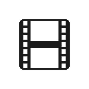 Film ya da film şeridi resimleme simgesi tasarımı