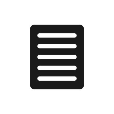 Belge illüstrasyon simgesi tasarımı