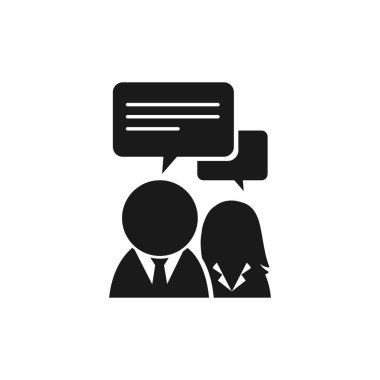 Konuşma baloncukları resim simgesi tasarımı