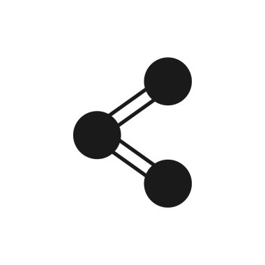 Moleküler yapı resimleme vektör tasarımı