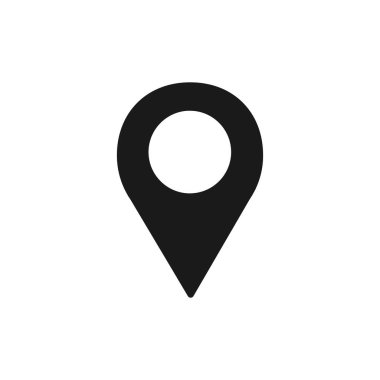 pin konumu illüstrasyon simgesi tasarımı