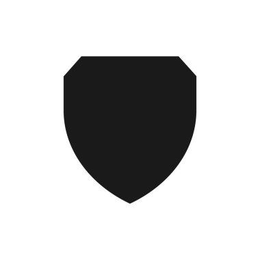 Kalkan rozet illüstrasyon simgesi tasarımı