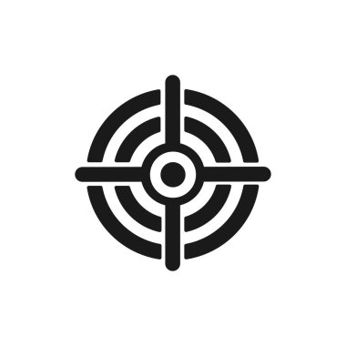 hedef illüstrasyon simgesi tasarımı