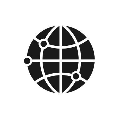 genel ağ illüstrasyon simgesi tasarımı