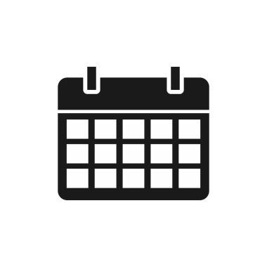 Takvim illüstrasyon simgesi tasarımı