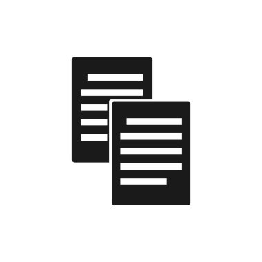 Belge illüstrasyon simgesi tasarımı