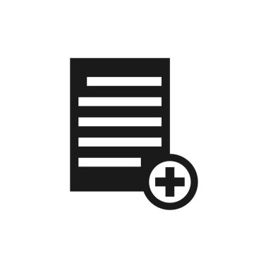 Belge illüstrasyon simgesi tasarımı