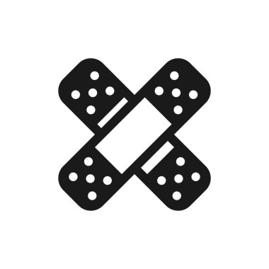 Bandaj illüstrasyon simgesi tasarımı