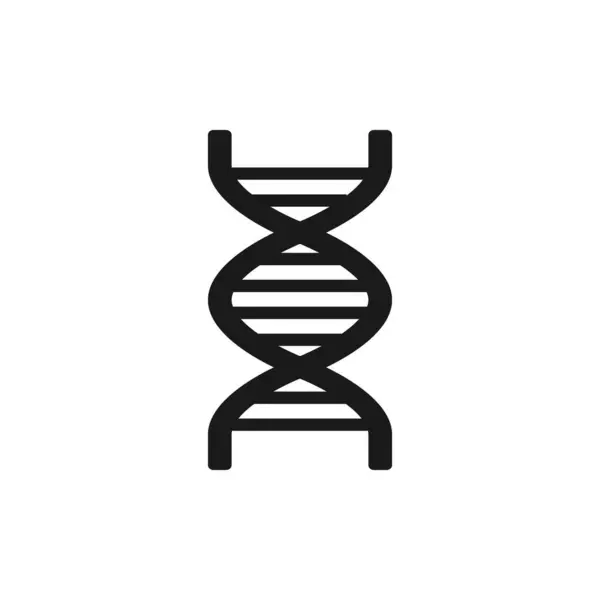 DNA illüstrasyon simgesi tasarımı