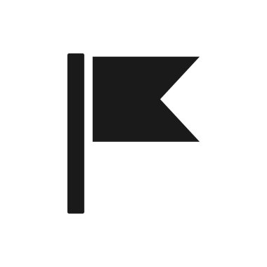 Bayrak illüstrasyon simgesi tasarımı