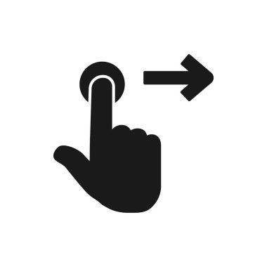 ok ile imleç eli, sağ simgeye geç