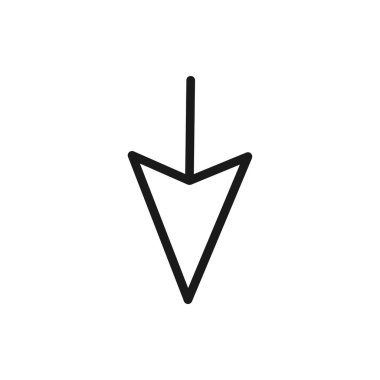 İşaretleyici veya imleç simgesi tasarımı