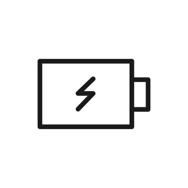 Basit pil simgesi tasarımı