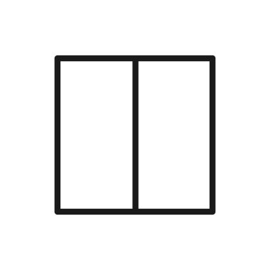 Izgara yerleşim simgesi tasarımı