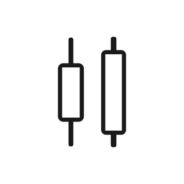 Yatay dağıtım merkezi simgesi tasarımı