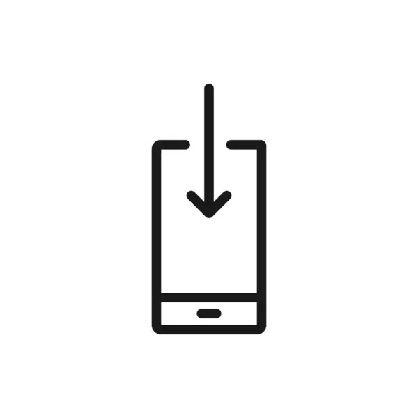 Mobil akıllı telefon simgesi tasarımına indir