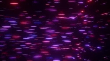 mor pembe ışık çizgileri, parlak neon ışınları, transfer veri ağı, sahne ekranı arkaplan kavramı.