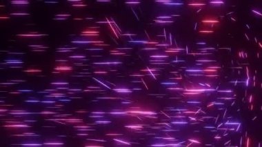 mor pembe ışık çizgileri, parlak neon ışınları, transfer veri ağı, sahne ekranı arkaplan kavramı.
