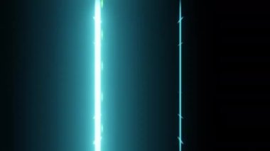 green blue light streaks, bright neon rays, transfer data network, stage screen background concept.