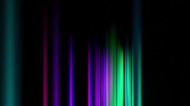 Mavi pembe ışık çizgileri, parlak neon ışınlar, siyah sahne arkaplanı