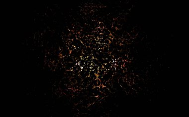 3D yüzey soyut arkaplanı. altın renk biçimi, 3d illüstrasyon oluşturucu