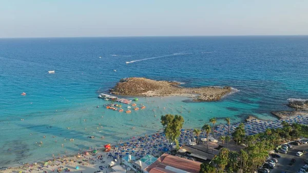 Прекрасний Вигляд Пляжу Напа Кіпрі — стокове фото