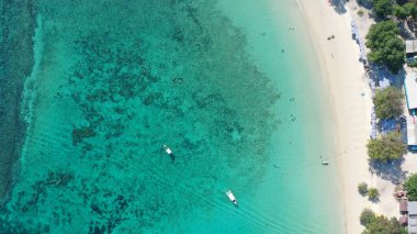 Pattaya Tayland 'daki Koh Larn' ın güzel hava manzarası