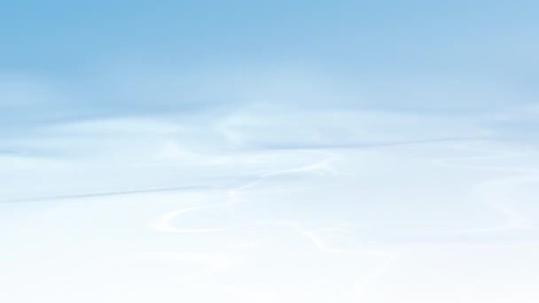 Світло Блакитний Градієнт Молока Рідкої Поверхні Краси Фонової Петлі Концепція — стокове відео