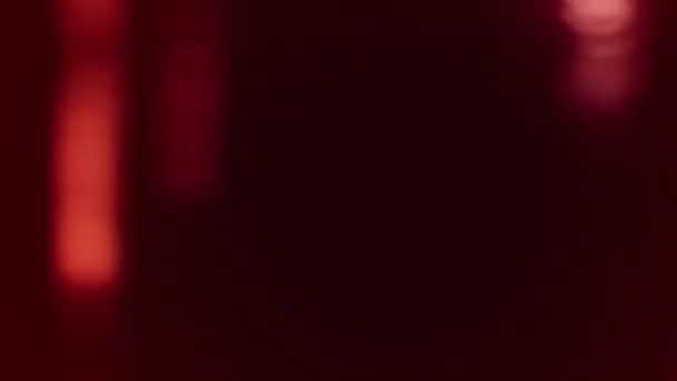Abstract Red Orange Lens Flare Gradient Overlay Light Leak Loop — Stock Video